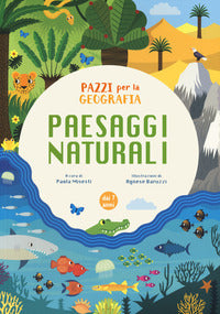 Paesaggi naturali - pazzi per la geografia con adesivi 