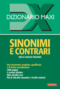 Dizionario sinonimi e contrari della lingua italiana 