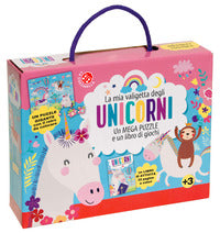 Unicorni - un libro con tante attivita' e un mega puzzle da 36 pezzi 