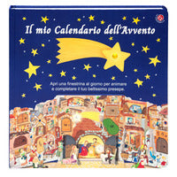 Mio calendario dell'avvento - apri una finestrella al giorno e costruisci il tuo presepe 