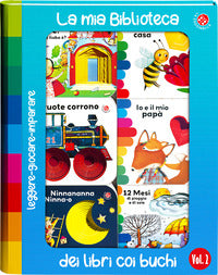Mia biblioteca dei libri coi buchi - cofanetto 6 libri 
