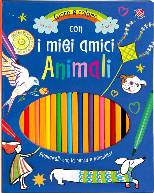 Gioco e coloro con i miei amici animali 