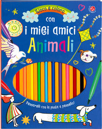 Gioco e coloro con i miei amici animali 
