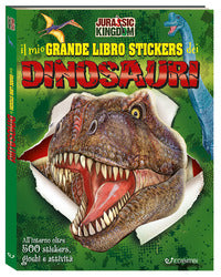 Mio grande libro stickers dei dinosauri 