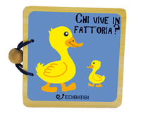 Animali in fattoria - libri in legno 