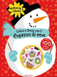 Colora e gioca con il pupazzo di neve 