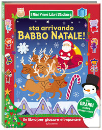 Sta arrivando babbo natale ! con adesivi 