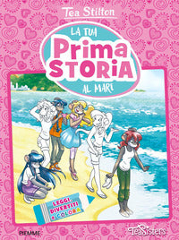 Tua prima storia al mare - leggi, divertiti e colora 