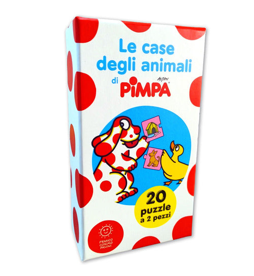 Pimpa e la casa degli animali - 20 puzzle a due pezzi 