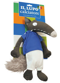 Lupo calciatore - peluche 