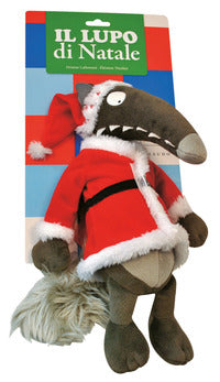 Lupo di natale -peluche amico lupo 