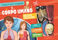 Corpo umano - imparo con i magneti - con 56 magneti con tabellone 