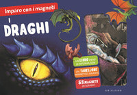 Draghi - imparo con i magneti - con 58 magneti con tabellone magnetico 