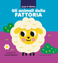 Alza e trova gli animali della fattoria 