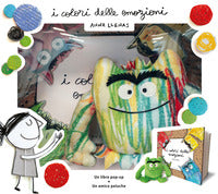 Colori delle emozioni pop up con minipeluche multicolore 