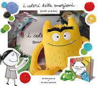 Colori delle emozioni pop up con minipeluche giallo 