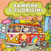 Zampine e cuoricini - un libro da colorare per tutti 