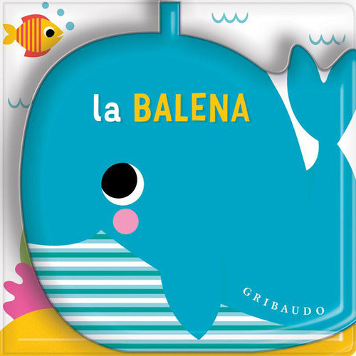 Balena - un libro bagno con spruzzino 