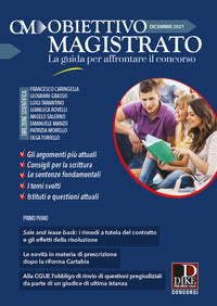 Obiettivo magistrato dicembre 2021 