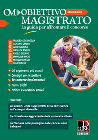 Obiettivo magistrato gennaio 2022 