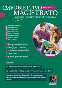 Obiettivo magistrato marzo 2022 