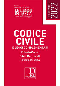 Codice civile 2022 e leggi complementari settembre 