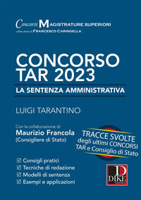 Concorso tar 2023 - la sentenza amministrativa 