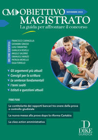 Obiettivo magistrato novembre 2022 