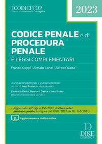 Codice penale e di procedura penale 2023 e leggi complementari 