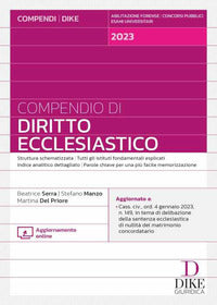 Compendio di diritto ecclesiastico 2023 
