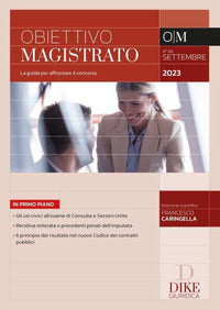 Obiettivo magistrato settembre 2023 