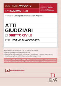 Atti giudiziari di diritto civile per l'esame di avvocato 