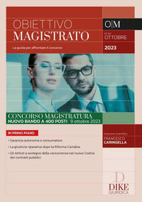 Obiettivo magistrato ottobre 2023 