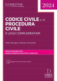 Codice civile e di procedura civile 2024 e leggi complementari 