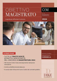 Obiettivo magistrato marzo 2024 