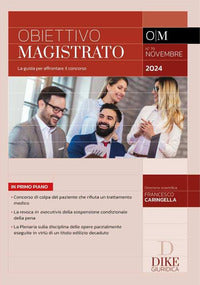Obiettivo magistrato novembre 2024 