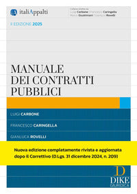 Manuale dei contratti pubblici 2025 