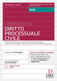 Compendio di diritto processuale civile 2025 con aggiornamento online 