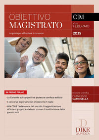 Obiettivo magistrato febbraio 2025 