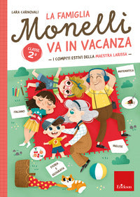 Famiglia monelli va in vacanza. i compiti estivi della maestra larissa 