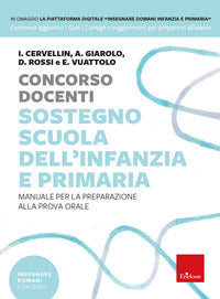 Concorso docenti sostegno scuola dell'infanzia e primaria manuale per la preparazione 