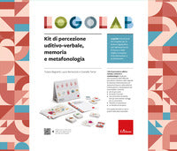 Logolab - kit di percezione uditivo-verbale, memoria e metafonologia. con tavole illustra 