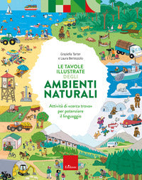 Tavole illustrate degli ambienti naturali - attivita' di cerca trova per potenziare il linguaggio 