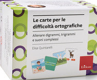Carte per le difficolta' ortografiche allenare digrammi trigrammi e suoni complessi 