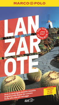 Lanzarote - marco polo 2023 con carta geografica ripiegata 