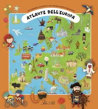 Atlante dell'europa - esploriamo l'europa su sei mappe pieghevoli 