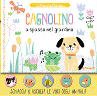 Cagnolino a spasso nel giardino - schiaccia e suona 