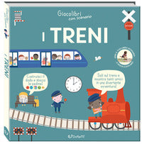 Treni - giocolobri con scenario 