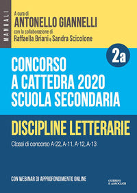Concorso a cattedra 2020 scuola secondaria discipline letterarie 