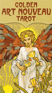 Golden art nouveau tarot 